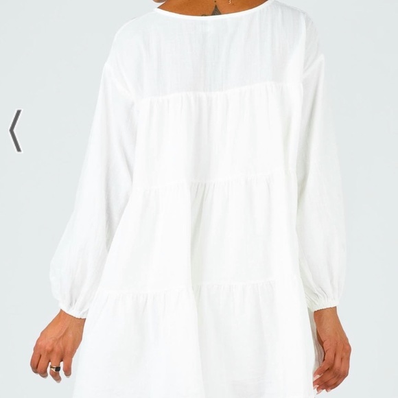 Aries Mini Dress White - Picture 4 of 5